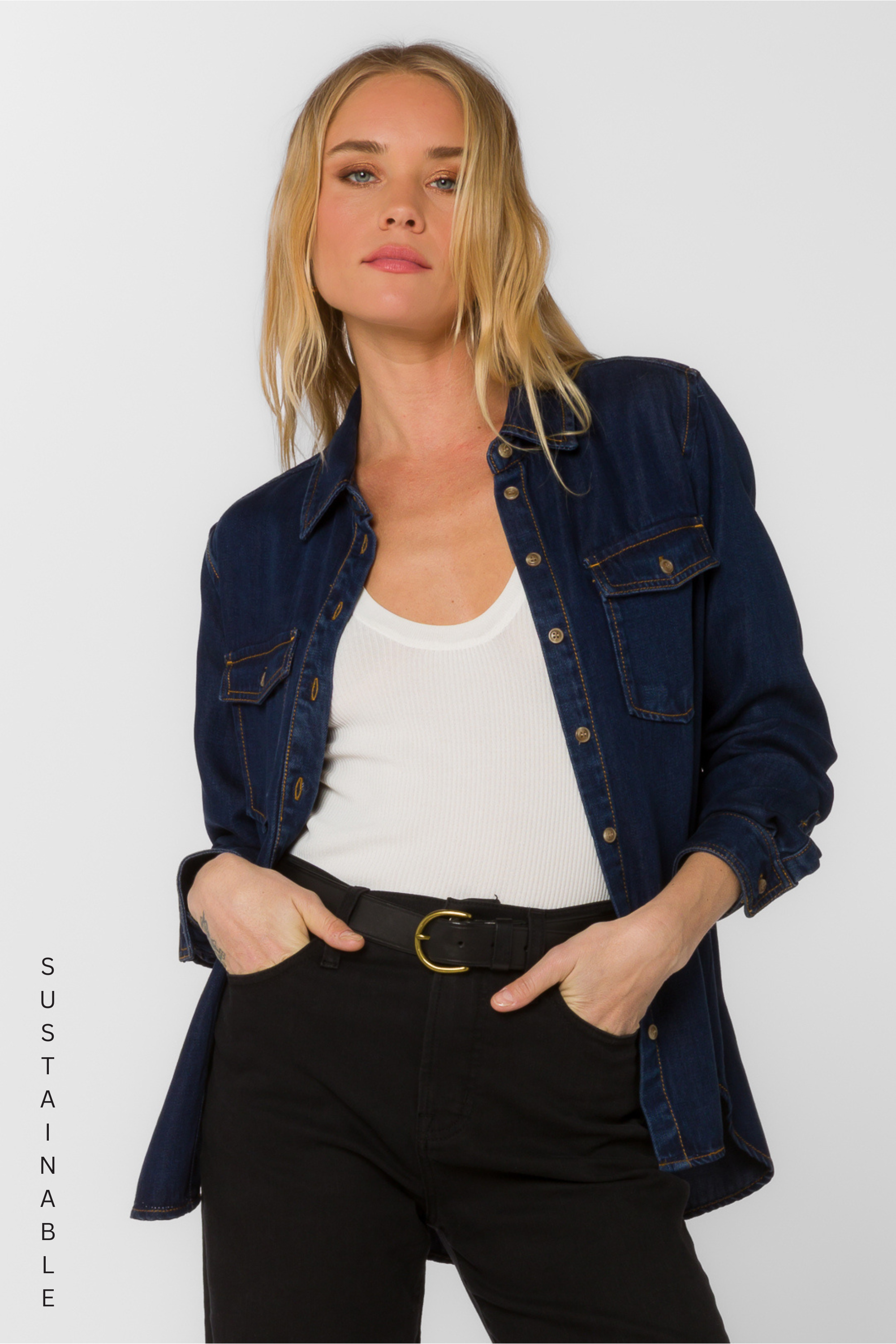 William Raw Blue Shirt