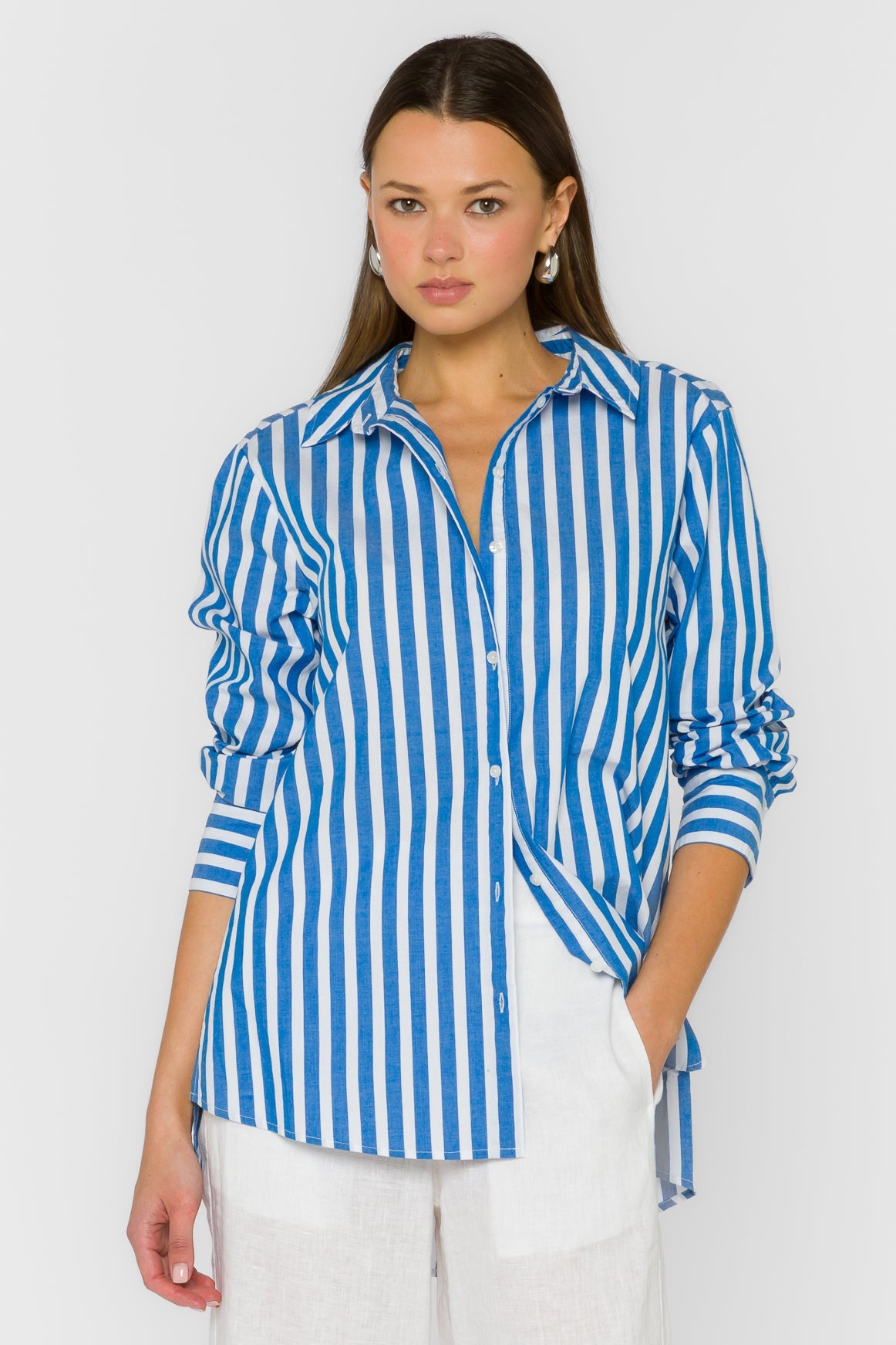 Westerly Blue White Stripe Shirt