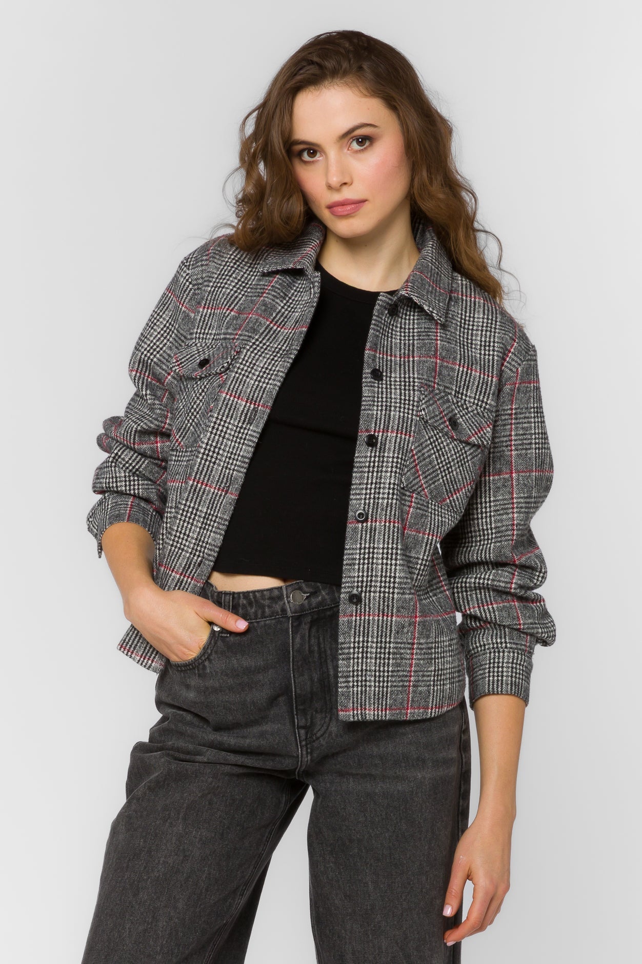 Winifred Grey Check Jacket